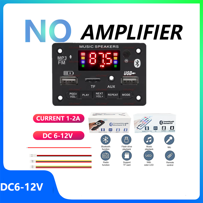 Audio Music Volume - Without an amplifier Bluetooth 5.3 Decoder