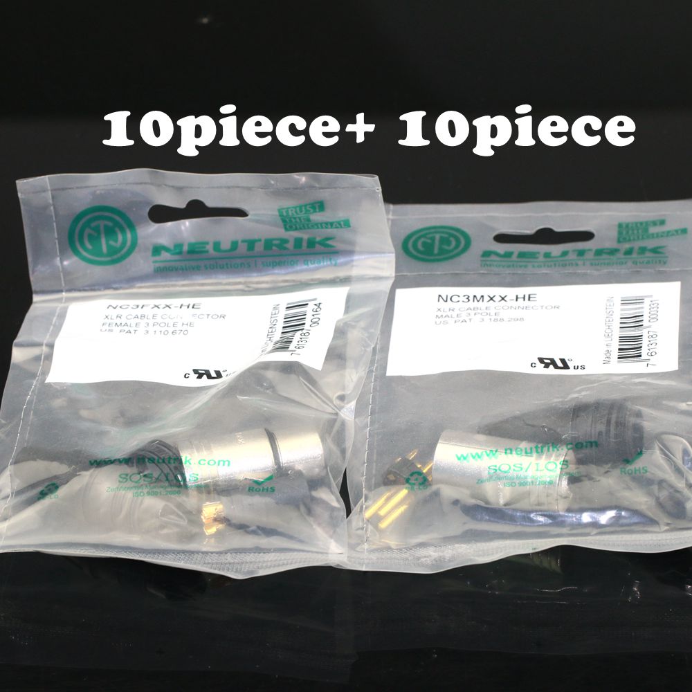 20PCS/lot FOR NEUTRIK connecto - Xlr Microphone Condenser 评论和价格