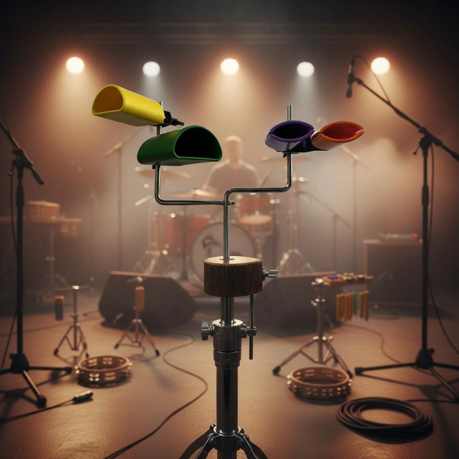 4 Pieces Cowbell Long-Lasting  - Audio Music Live 评论和价格
