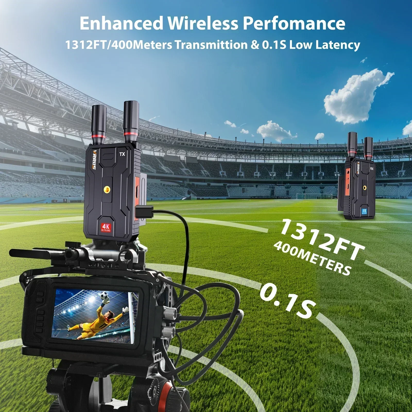 Vrriis WL097 PRO 4K Wireless A - Audio Music Live 评论和价格
