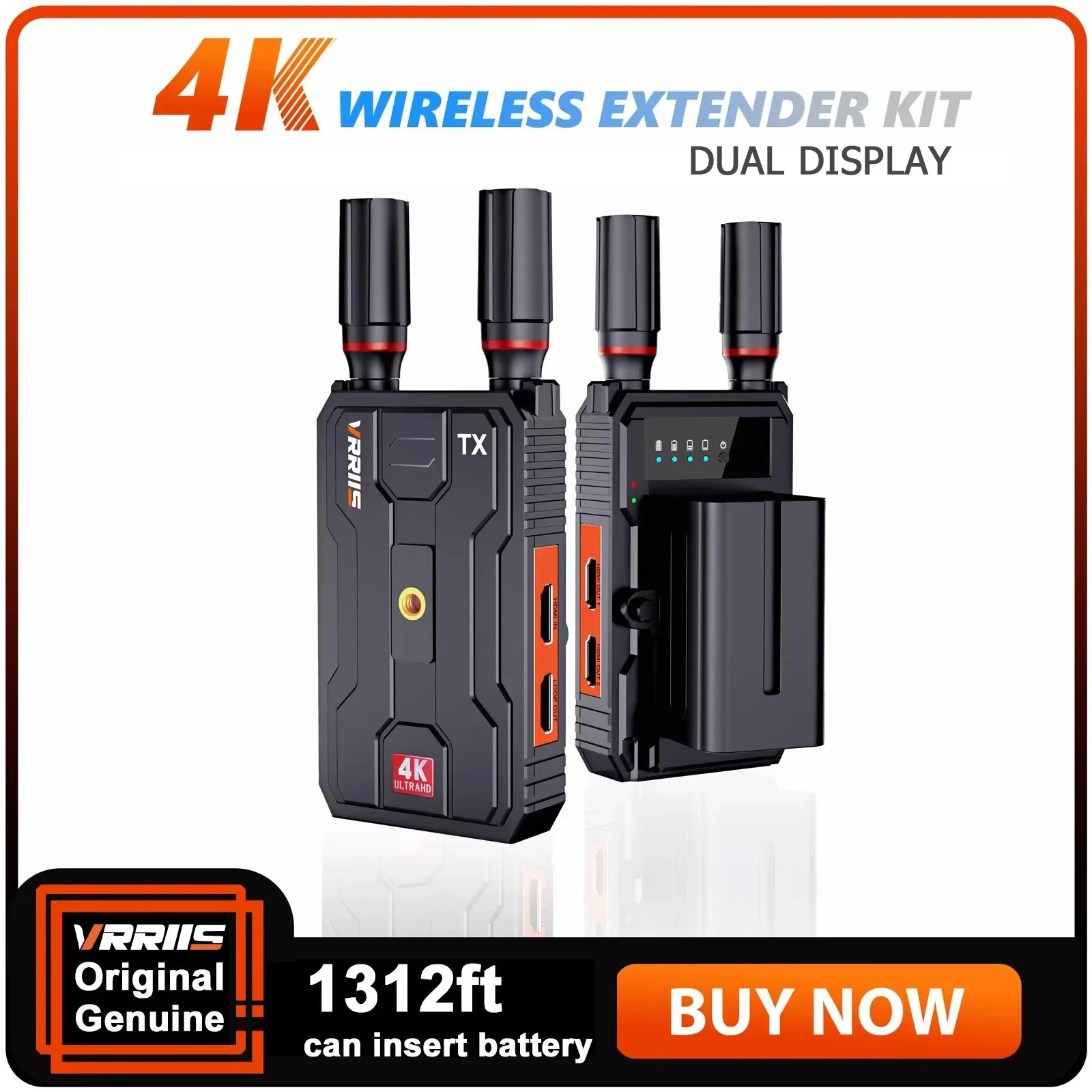 Vrriis WL097 PRO 4K Wireless A - Audio Music Live 评论和价格