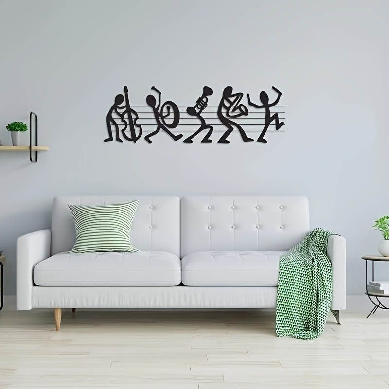 Vintage Music Note Metal Wall  - Audio Music Live 评论和价格