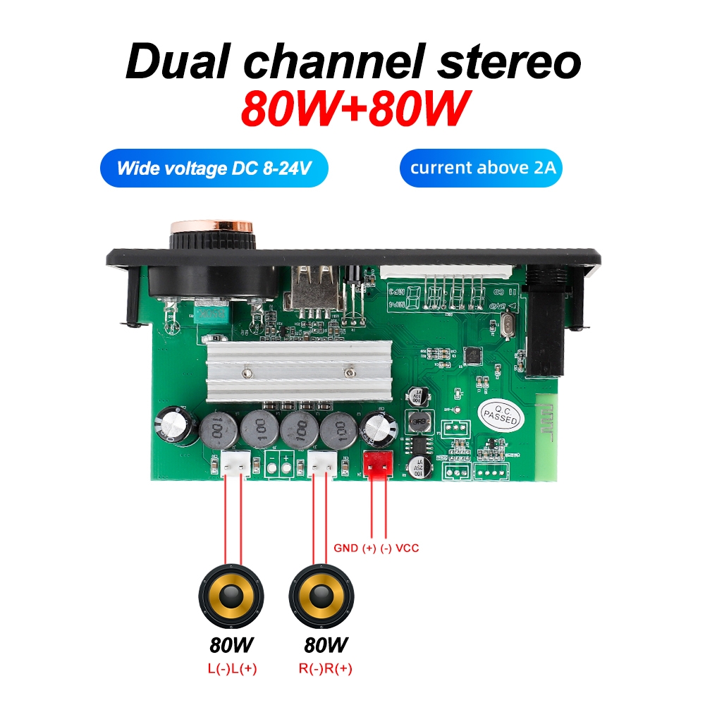 Bluetooth 5.1 DIY 160W Amplifi - Audio Music Volume 评论和价格