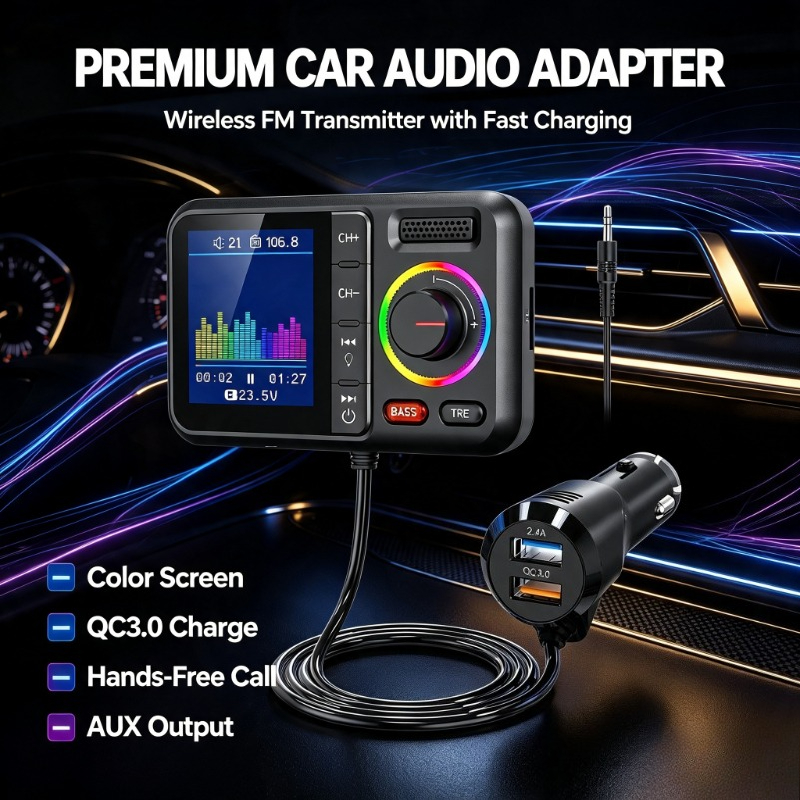 Vehicle Wireless Audio Adapter - Audio Music File 评论和价格