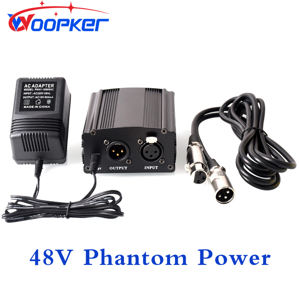 Woopker 48V Phantom Power Supp - Xlr Microphone Condenser 评论和价格