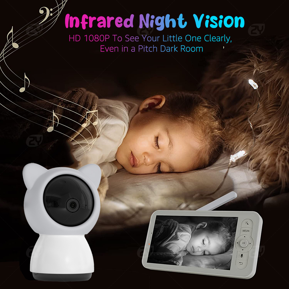 HD WiFi Baby Monitor with APP, - Audio Music Apps 评论和价格